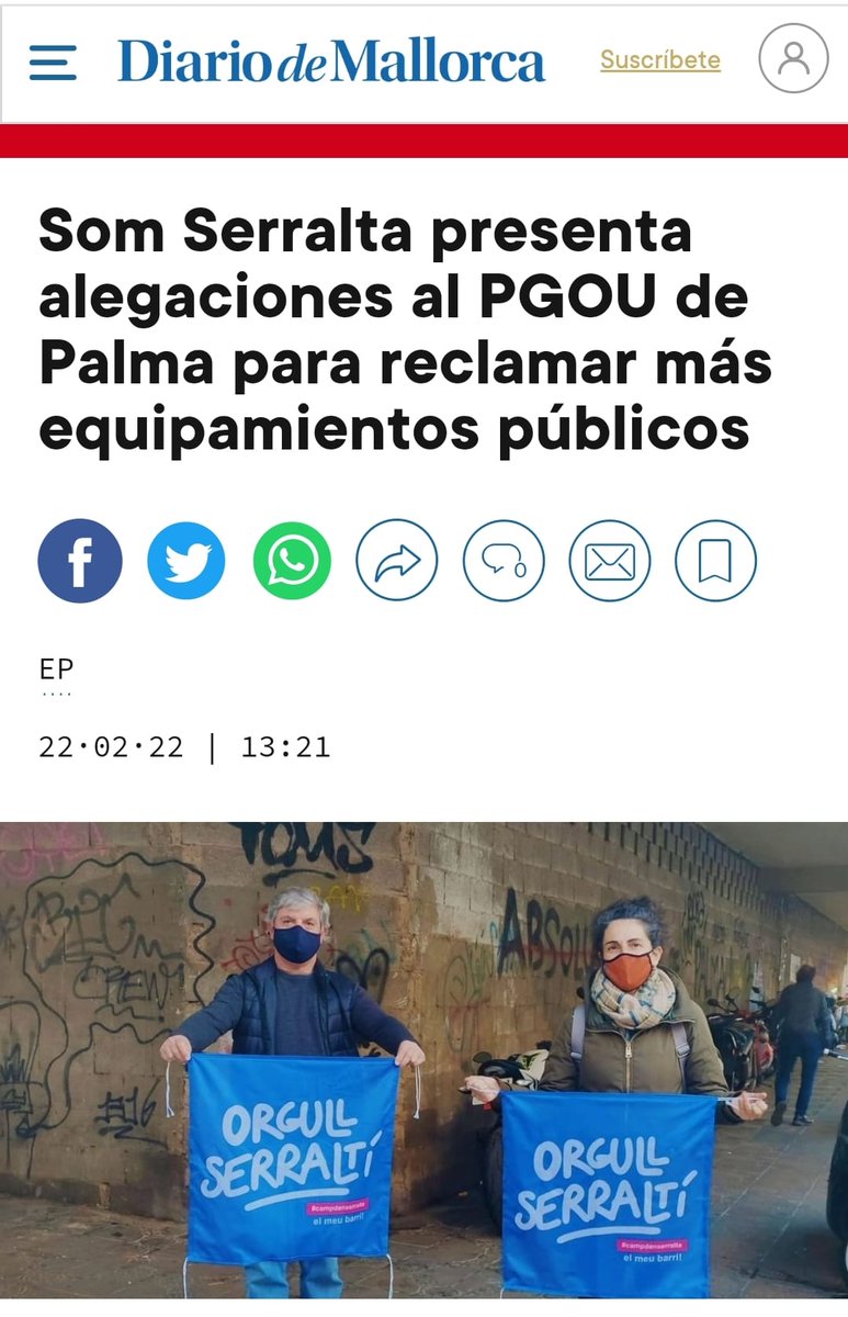 SomSerralta's tweet photo. Volem un barri verd, per a les persones que el caminen i que tengui equipaments públics per als residents! 

Necessitam un PGOU sensible a la realitat d'un dels barris amb més densitat de població de Palma i així ho vam fer saber a @ajuntpalma.

Ara, a fer-ho possible! ✊ https://t.co/GY3XNVQme8