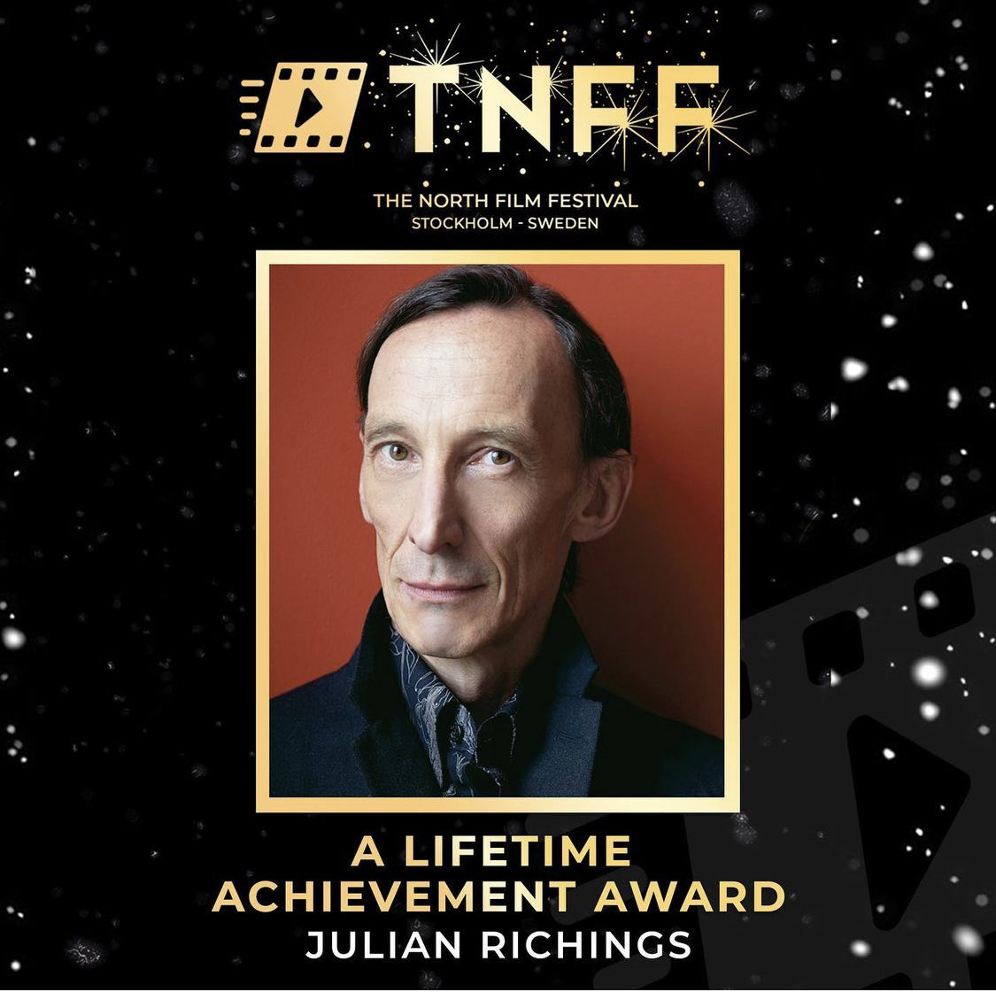 JulianRichings's tweet photo. A great honour. Thank you.
The North Film Fest, Stockholm, Sweden. ⁦@northfilmfest⁩ 
(Crikey, I must be getting old!) https://t.co/9Gh1vdvDzJ