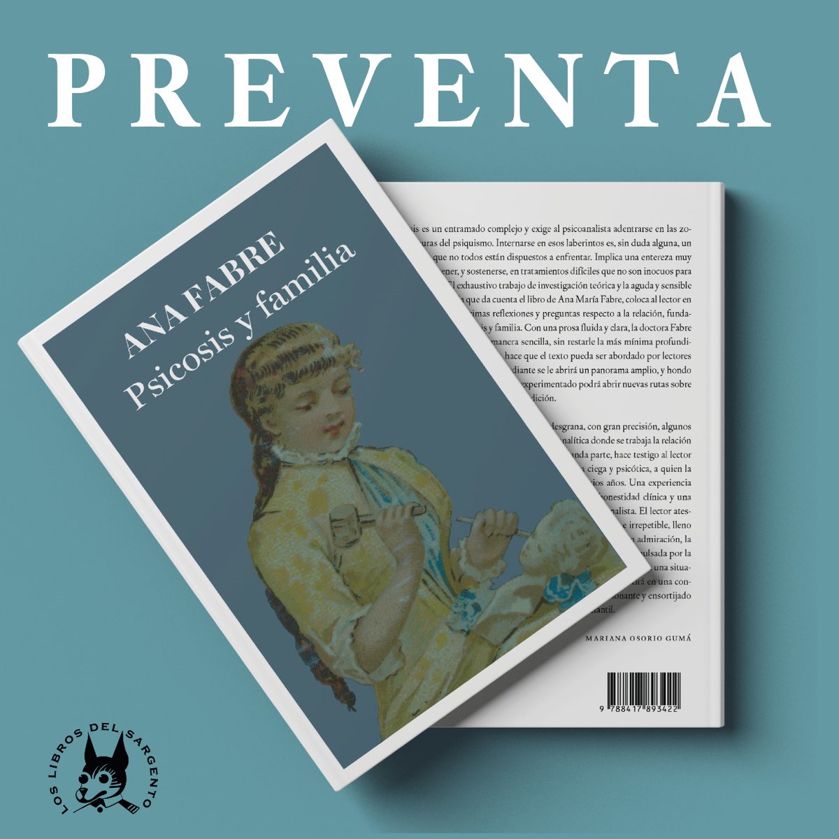 xrodri's tweet photo. @cpmac_org Exhaustivo trabajo de investigación teórica y la sensible experiencia clínica de la que da cuenta el libro Psicosis y Familia de Ana María Fabre, coloca al lector en una senda de reflexiones y preguntas respecto a la relación que hay entre psicosis y familia https://t.co/HrqGtxehXy
