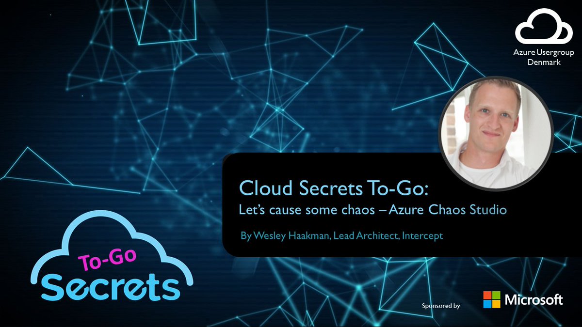 Join us online for a Thursday full of chaos as we explore #Azure Chaos Studio with Wesley Haakman from Intercept. More on meetup.com/Azure-Usergrou…
The live stream starts Thursday Feb. 24th at 12:00 CET 👉 youtube.com/watch?v=WJ9o1S…