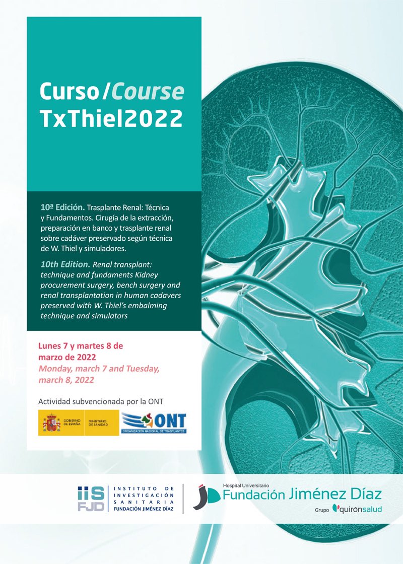 ¡Completadas todas las plazas disponibles otro año más! Gran éxito de convocatoria en la 10ª Edición del Curso TxThiel22, que se celebrará el 7 y 8 de marzo en la @UAM_Madrid aeu.es/actividad.aspx… @ONT_esp @Hospital_FJD