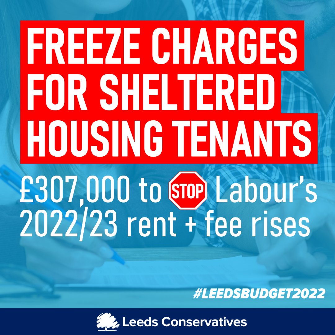 CllrSamFirth's tweet photo. 📈 #Labour in #Leeds refuse to stop their unforced increases in a number of housing charges. #LeedsBudget2022 https://t.co/nf3Ri4ugbd