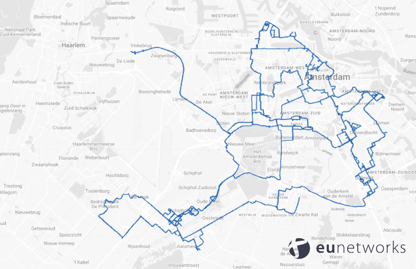 euNetworks's tweet photo. Discover our #network in #Amsterdam. 
We connect 49 data centres in the metro. Get in touch to see how we can support your connectivity requirements. https://t.co/dbNFuBNKuq https://t.co/zxvCqiUEam