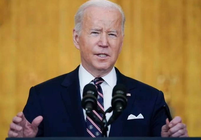 Russia's decision to order troops into parts of eastern Ukraine is "the beginning of a Russian invasion," President Biden said Tuesday as he announced a new set of sweeping sanctions targeting Russia's ability to do business with the West.
