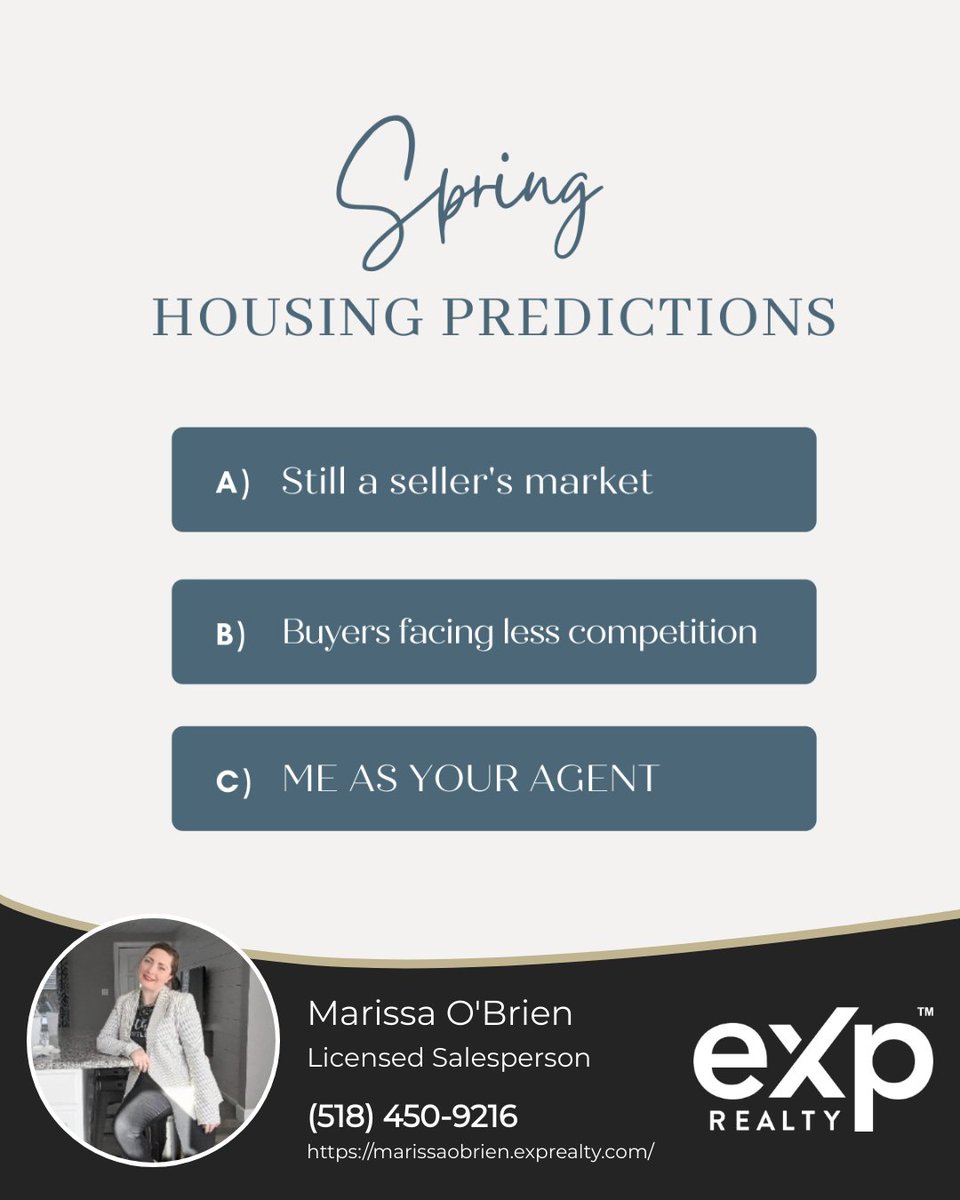 RealtorMarissaO's tweet photo. #SpringPredictions #HousingMarket #HomeForSale #HousesForSale https://t.co/9QxrNxuUdn