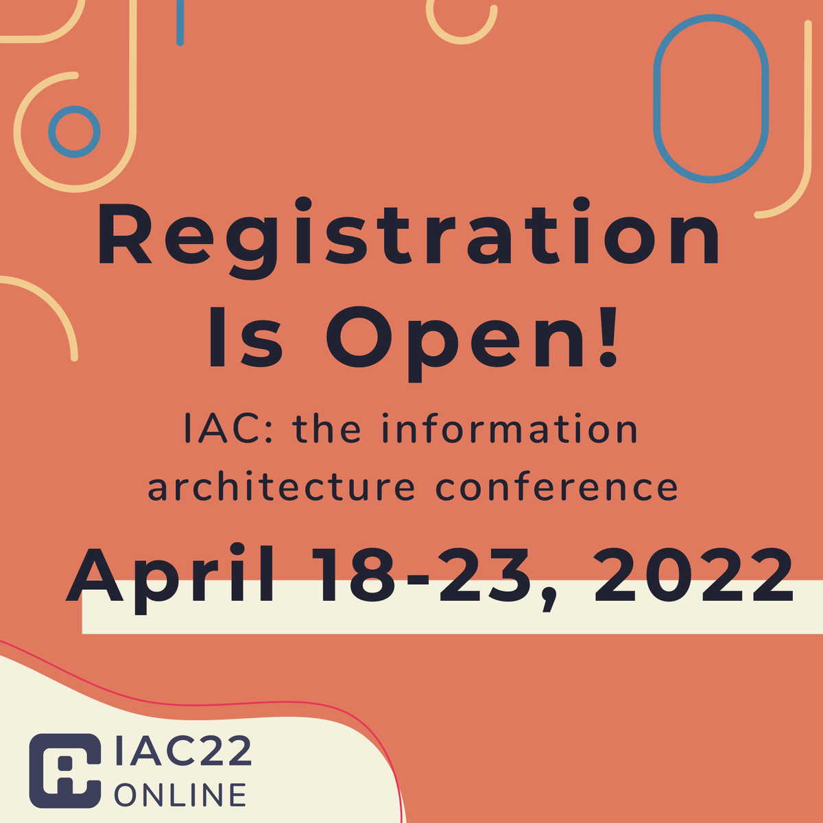 Early Bird registration closes in February. Register for #IAC22 before tickets are gone! theiaconference.com/attend/registe…
#InformationArchitecture #UX #uxdesign #contentstrategy