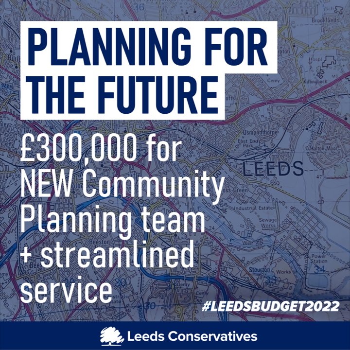 CllrSamFirth's tweet photo. 🧱 @Conservatives would invest in NEW #Leeds Planning staff dedicated to each area of the city, helping to clear the current council backlog. #LeedsBudget2022 https://t.co/Dpm9zQZaR1