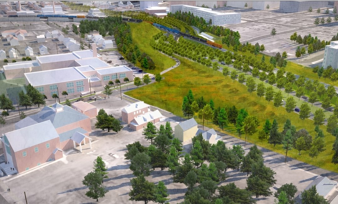 RickyReports's tweet photo. This @inthesaltcity post got me looking deeper at the new NYSDOT I-81/Community Grid plan through Syracuse.

Grid advocates talked for years about the benefits of connecting the SU Hill w/ the Southside more. By fully severing any intersection at MLK, this plan does the opposite. https://t.co/vmeCT9XJF0