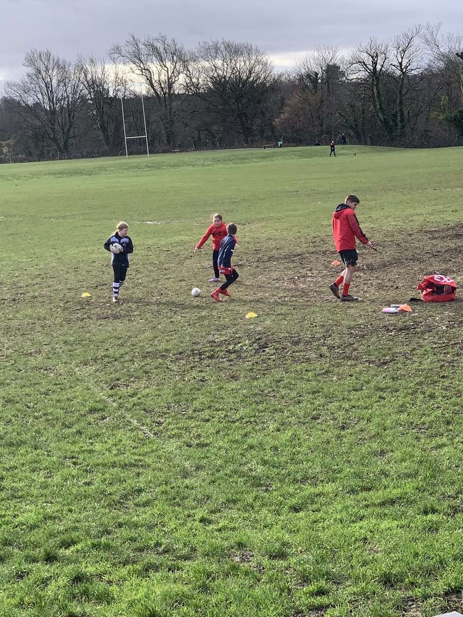 We’re officially up &amp; running 🙋🏽‍♀️👍🏻Great session for our age groups this morning. Thanks to <a href="/GethinOwen5/">Gethin Owen</a> for hosting our U9’s 👊🏻. As you can see, Elin Morris got stuck in. Session start this Wednesday 02 Mar 22 (1/2) ….
