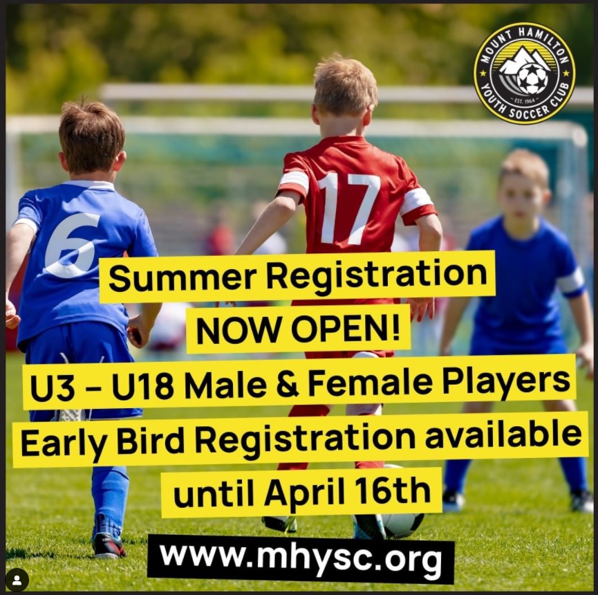 HamiltonSoccer's tweet photo. Play⚽this summer!
#MHYSC offers recreational programming to all players aged u3-u18 at locations that are accessible upon the Hamilton Mountain.
If you are looking to have your child active this summer #MHYSC is the place to play.
For more information email us at info@mhysc.org https://t.co/4mWxXxJp79