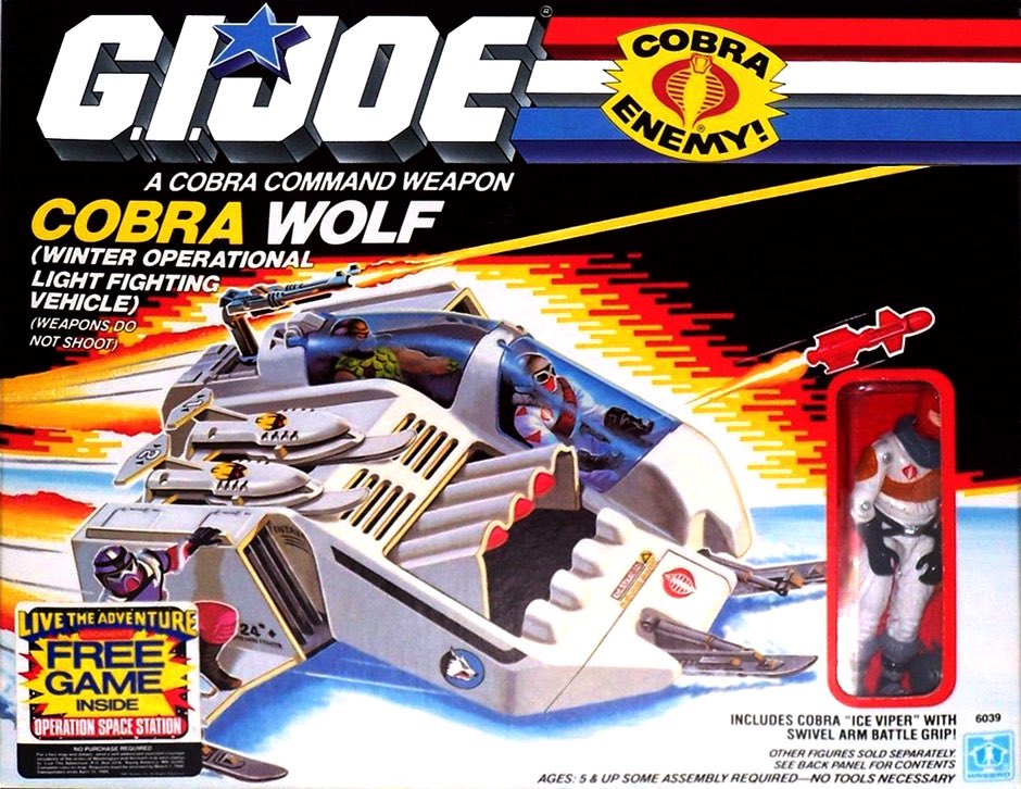 cobra wolf is vicious on ice and snow… and hot on the trail of g.i. joe!

#gijoe #arah #cobra #actionfigures #toyphotography #vintagejoes #boxart #toys #oring #toyphotos #toyartistry #80stoys #crocmaster #technoviper #cobrawolf