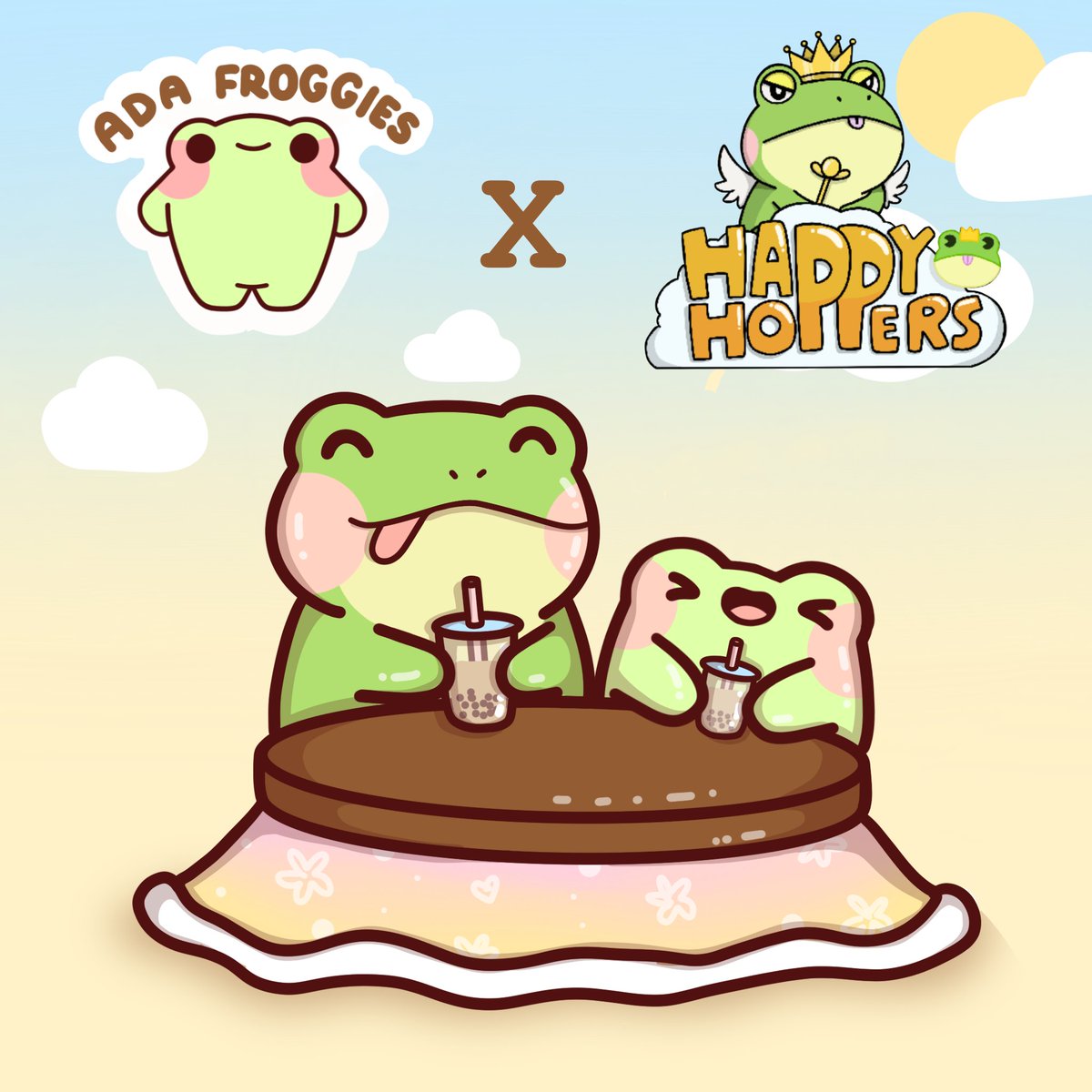 HappyHoppersNFT's tweet photo. 🐸GIVEAWAY🐸

We are doing a giveaway collab with our friends @AdaFroggies

Prize: 1 Ada Froggies NFT

point_rightCheck @AdaFroggies for a Happy Hopper giveaway!
 
1️⃣ RT
2️⃣ Follow @AdaFroggies &amp; @HappyHoppersNFT
3️⃣ Tag 3 friends

Ends in 72 hours

#CNFT #CNFTs  #CNFTGiveaway https://t.co/9kKQUyBnTq