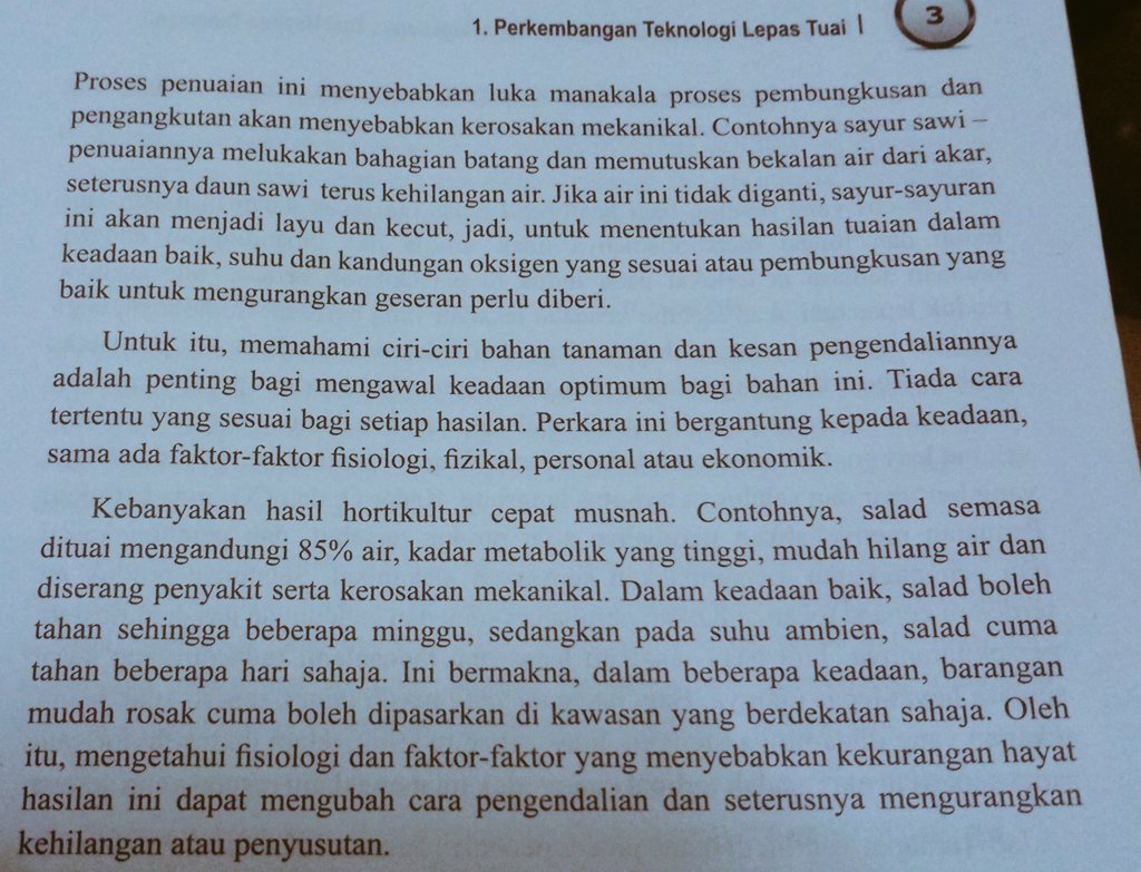 Nikmaelmel's tweet photo. @fauzihailani Air 85% hilang sebab transpiration. Photosynthesis tetap berjalan selagi ada air dalam daun walaupun sayur sudah di tuai. Luka akibat post handling juga menyebabkan penyejatan air berlaku pada sayur. Sebab itu cepat layu. https://t.co/gx9lVU1ca6