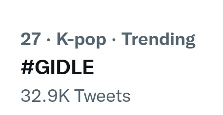 Gidle_updates's tweet photo. 📈#GIDLE is trending in Thailand at #27 with 32.9k tweets.

GIDLE NEVER DIE
#GIDLEisBACK 

@G_I_DLE #여자아이들 https://t.co/8J9teS8d4T
