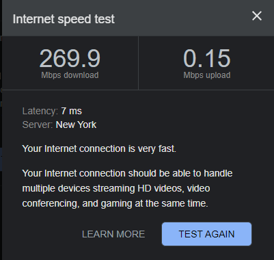 JustHeated's tweet photo. Second day in a row. I have no upload but my download is almost where it should be at. Restarting my router and modem has not fixed the issue. @OptimumHelp https://t.co/mv3zwi21vW