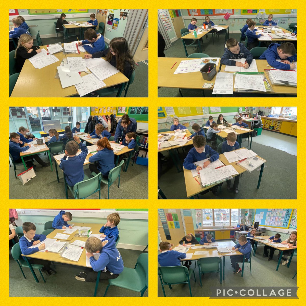 DeanburnPS_P7A's tweet photo. We did our #ExtendedWriting in groups today. It was lovely to work together and the writing results are fabulous! #ExtendedWriting #Directions #VCOP #Adverbs #ImperativeVerbs #Prepositions #Literacy 😊 @Deanburn_PS_P4B https://t.co/xAEDVbQEVQ