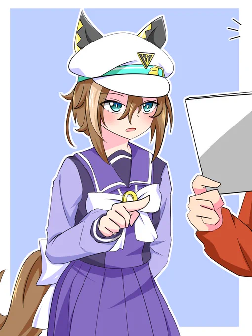 普段無口だけど必要なことはしっかりと話す子(妄想)#ウマ娘 