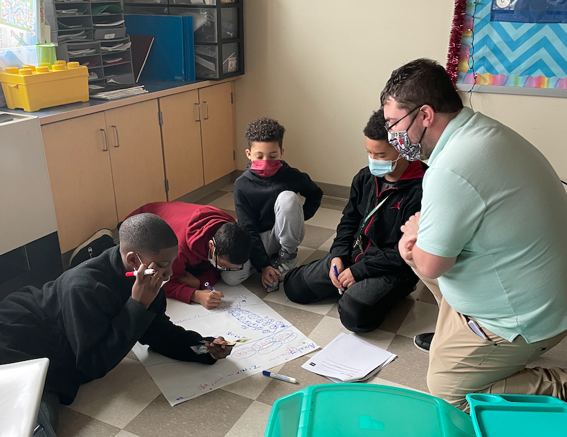 The Viveiros Math Academy is a huge success! What is better than chatting about math and working with friends? #manipulatives #ErrorAnalysis #ConnectingStrategies #LearningWithBuddies <a href="/frps_Viveiros/">Viveiros Elementary</a> <a href="/FRPSsupt/">Fall River Public Schools Supt</a> <a href="/tracycurley13/">Tracy Curley</a>