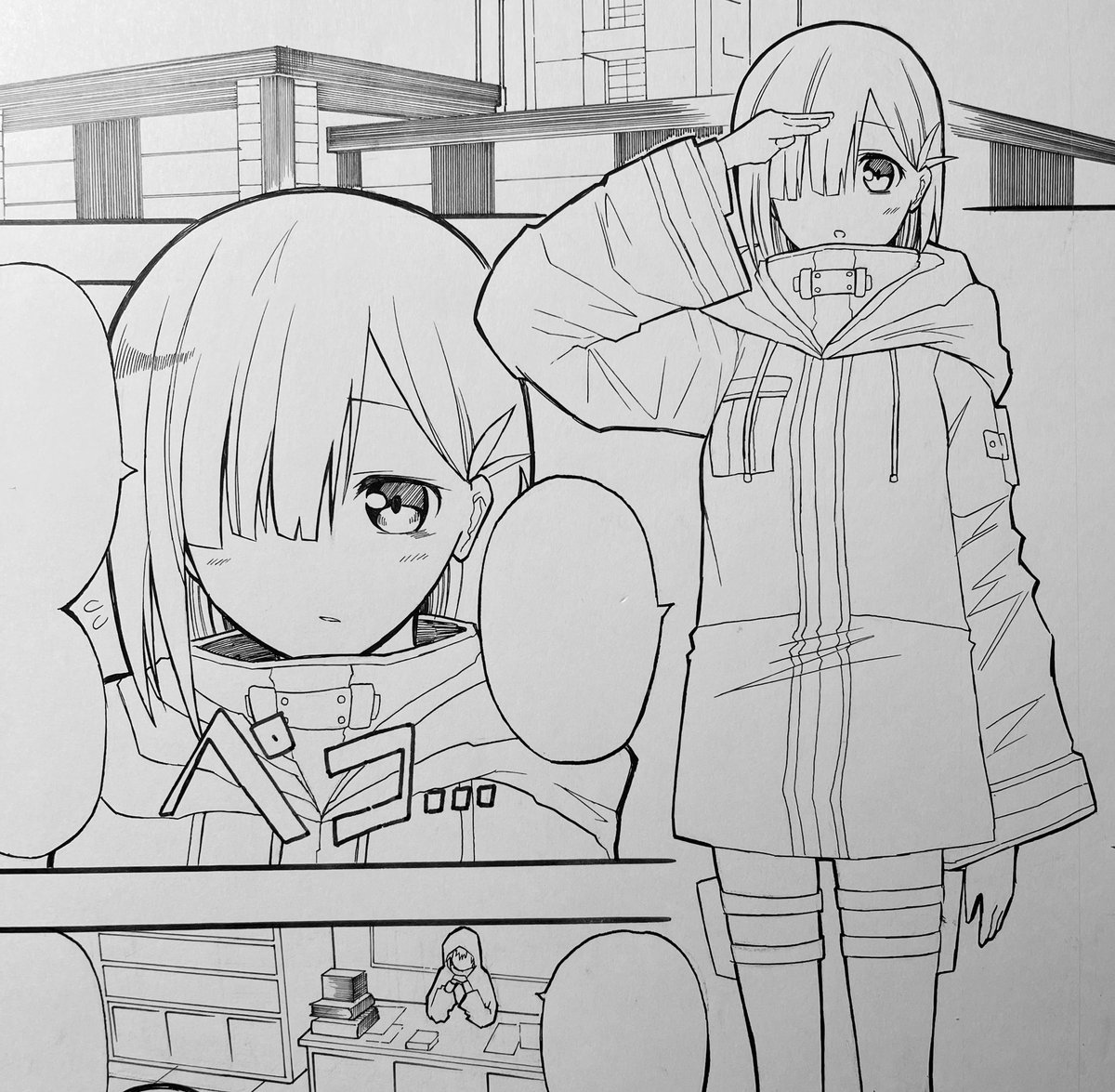 ヒロインが丸い、なんか丸い 