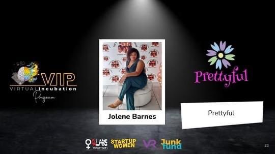 RLabsWomen's tweet photo. CONGRATULATIONS Jolene Barnes for successfully completing our Virtual Incubation Program. #Prettyful
#RLabsWomen #ContagiousWomen #VIP #CoHort6 https://t.co/Iu2qJ1HkZM