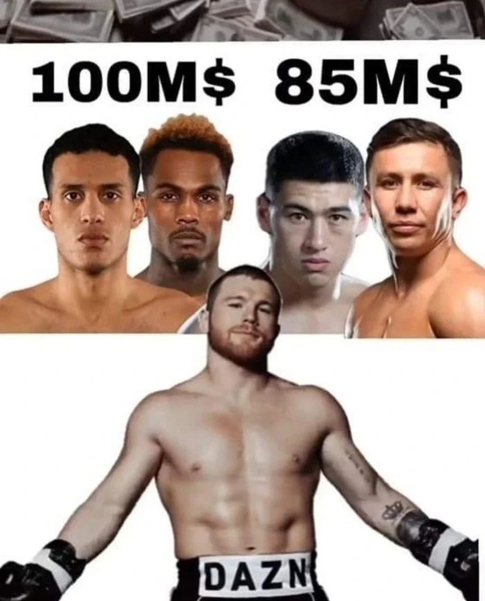 BoxingVitals's tweet photo. Who else wants to join the get Rich quick plan offered by #Canleo and his devastating punches. #JermallCharlo #GGG #DmitryBivol #DavidBenavidez #boxing #boxeo https://t.co/sN98Pxr69k