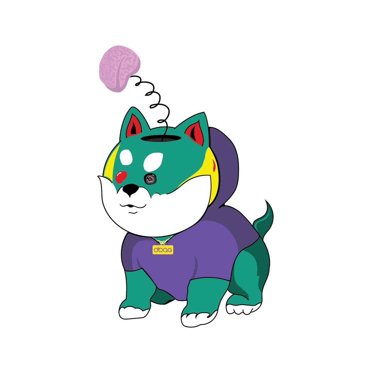 MediaDbag's tweet photo. A SHIB NFT dropping soon! Here’s a sneak peek of some of the artwork I did for this collection. @garyvee #NFT #Shiba #ADA https://t.co/jVcM8lScei