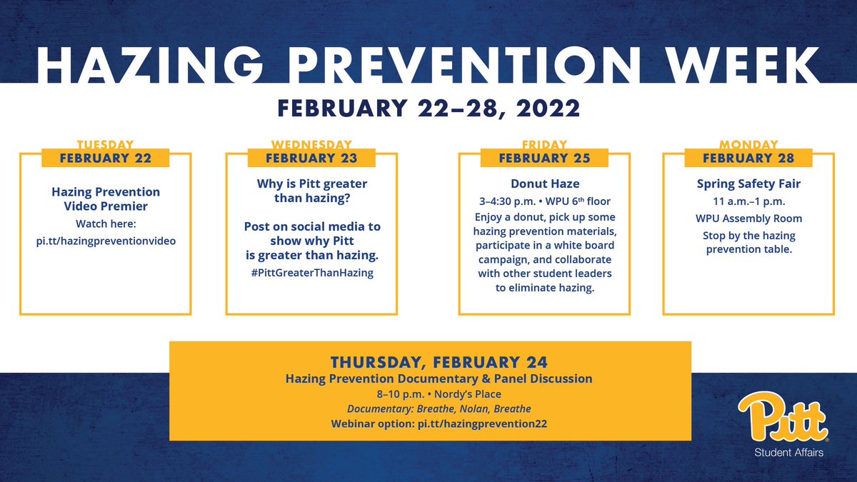 Pitt Fraternity and Sorority Life tweet media