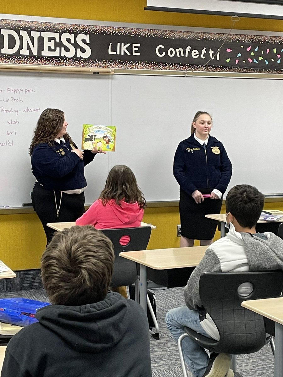 Had some guest readers today! Great job, ladies!! <a href="/CPElem/">Clinton Prairie Elem</a>