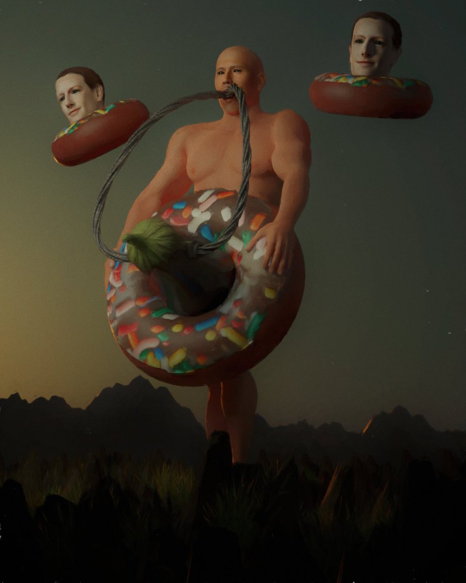 CrapGsus's tweet photo. bruh, i wasn't active...was just learning how to make donuts in #Blender3d 🍩
lazyest and dumbest render ever,lol https://t.co/GgaU6emRvT