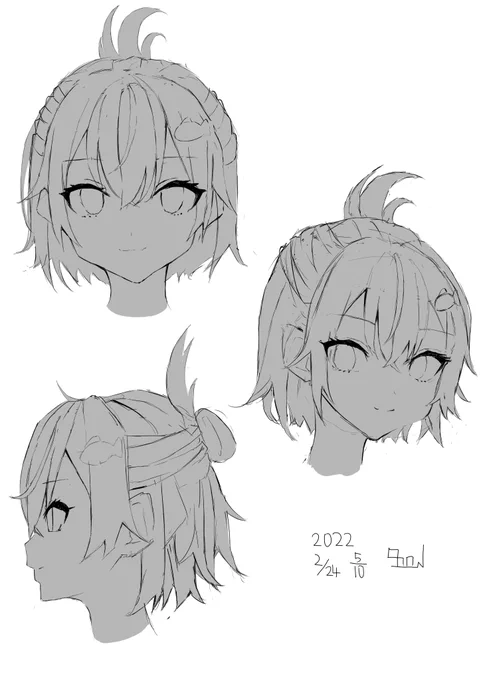 今日のお顔練習
#PetraArt 