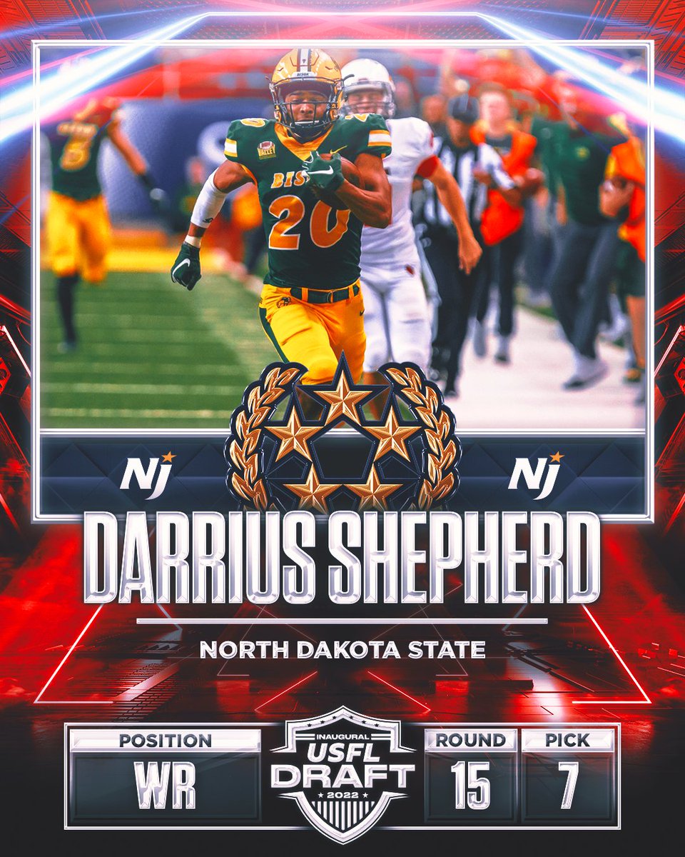 March On!

The Generals have selected Darrius Shepherd in the #USFLDraft #InTheTrenches ⭐️⭐️⭐️⭐️⭐️