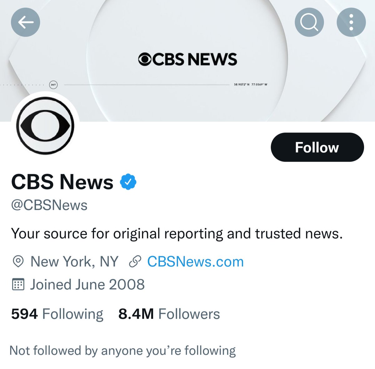 disarmm's tweet photo. @redsteeze I'm not sure if you're aware, but CBS is a trusted news source https://t.co/shX8vJKSGJ