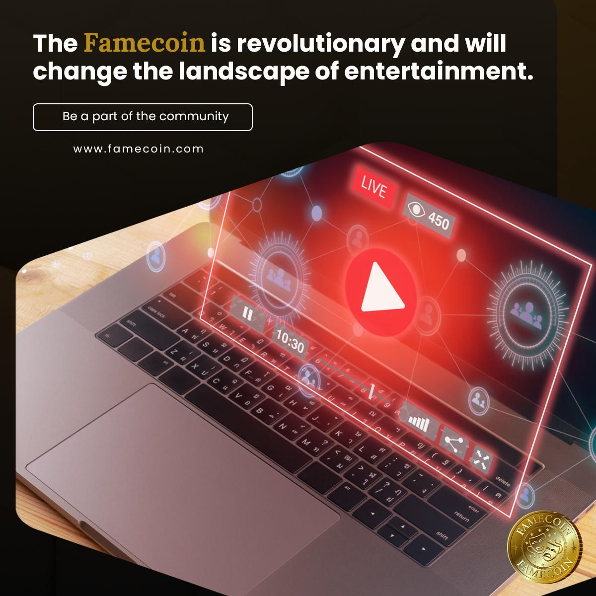 famecoin_'s tweet photo. Our goal is to change the landscape of entertainment through breakthroughs in technology!

🌐 https://t.co/0q4xuOWT84

#Famecoin #TheFameExchange #cryptocurrency #crypto #coin #bitcoin #btc #ethereum #eth #cryptoexchange #ToTheMoon https://t.co/HHSpAcLoPa