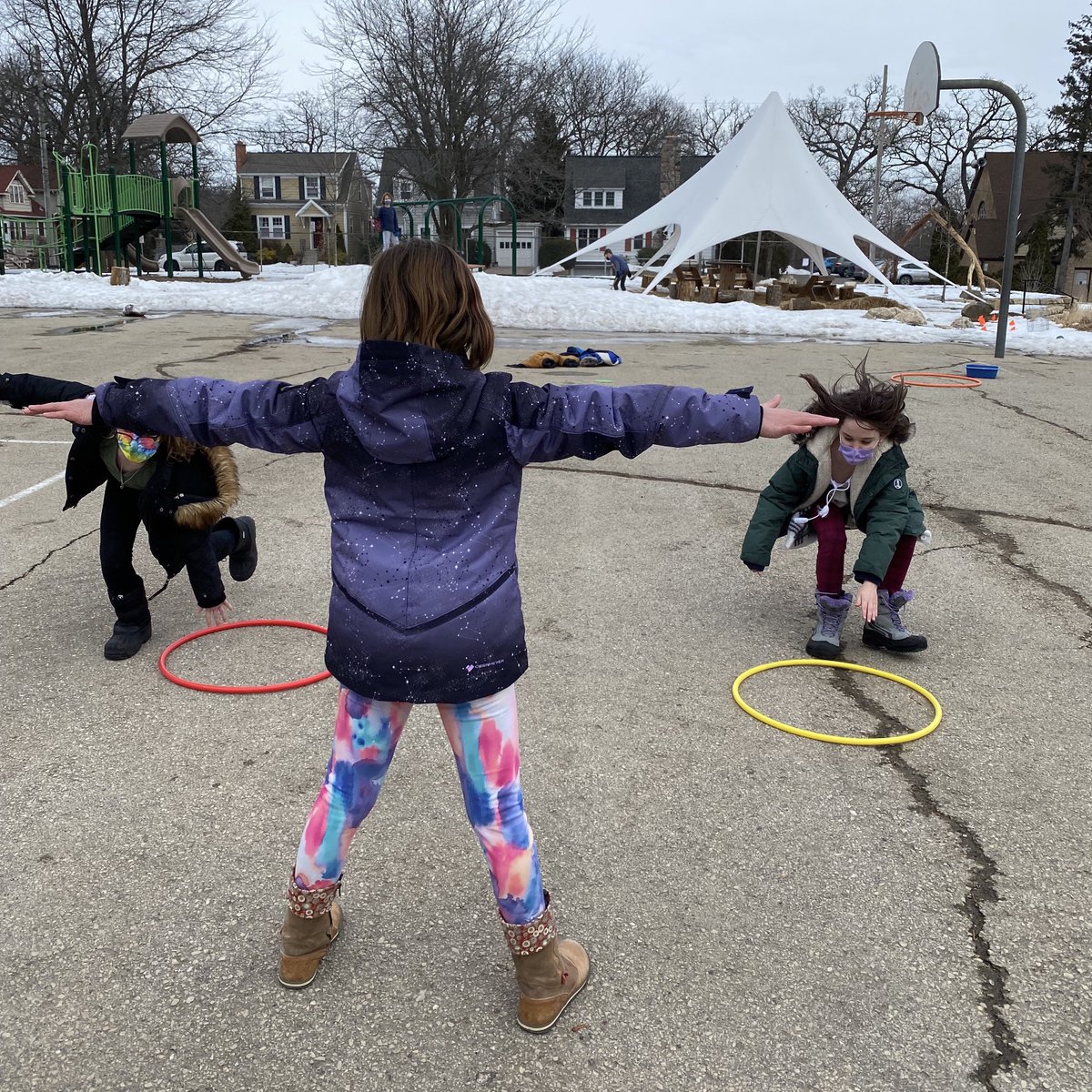 Missing the Winter Olympics? You can always come up with your own events! #pondwellness #wingraschool #progressiveeducation