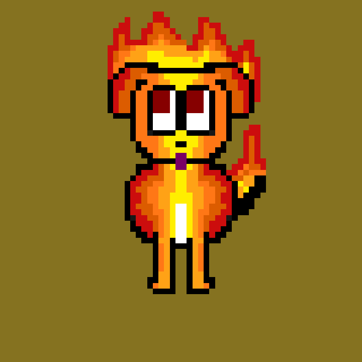 crypto_puppys's tweet photo. God of fire 1/1, he comes from the Pampum volcano on the map, he is an elemental god who helps govern the cycle of life together with his 5 brothers https://t.co/KZUnqgO0yD
