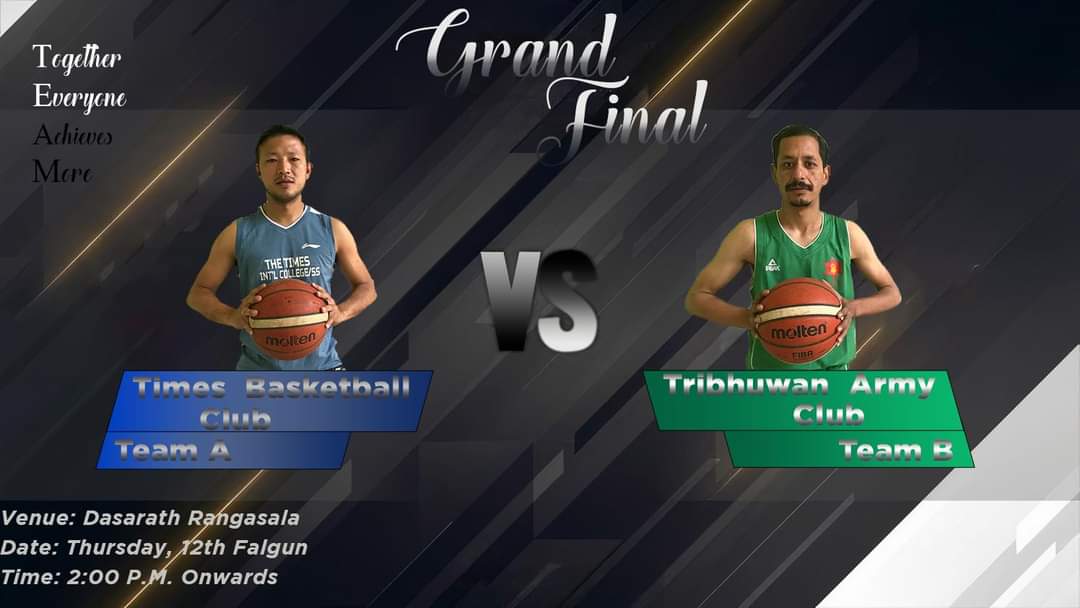nblnepal's tweet photo. Times Basketball Club vs Tribhuvan Army Club in the finals of Late Lama Tendi Sherpa Memorial Championships
#supportnepalibasketball #nbl #wnbl #nepalbasketballleague #basketball #basketballfamily #Nepal #kathmandu #thisiswhyweplay https://t.co/iVGveHhhXa