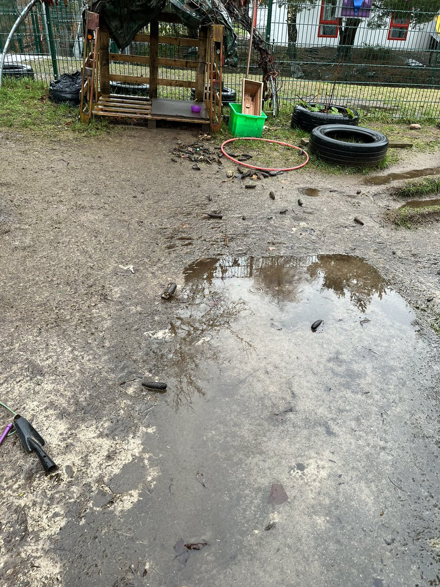 HolmElcc's tweet photo. ❤️PLEASE RETWEET❤️ CAN YOU HELP US?! The giraffe room garden is looking more like a mud bath as the days go on. We are looking for help from ANYBODY to help make our garden a safe, happy, and stimulating space!!! #TeamHolmNeedsHelp https://t.co/4VtN2ngsMy