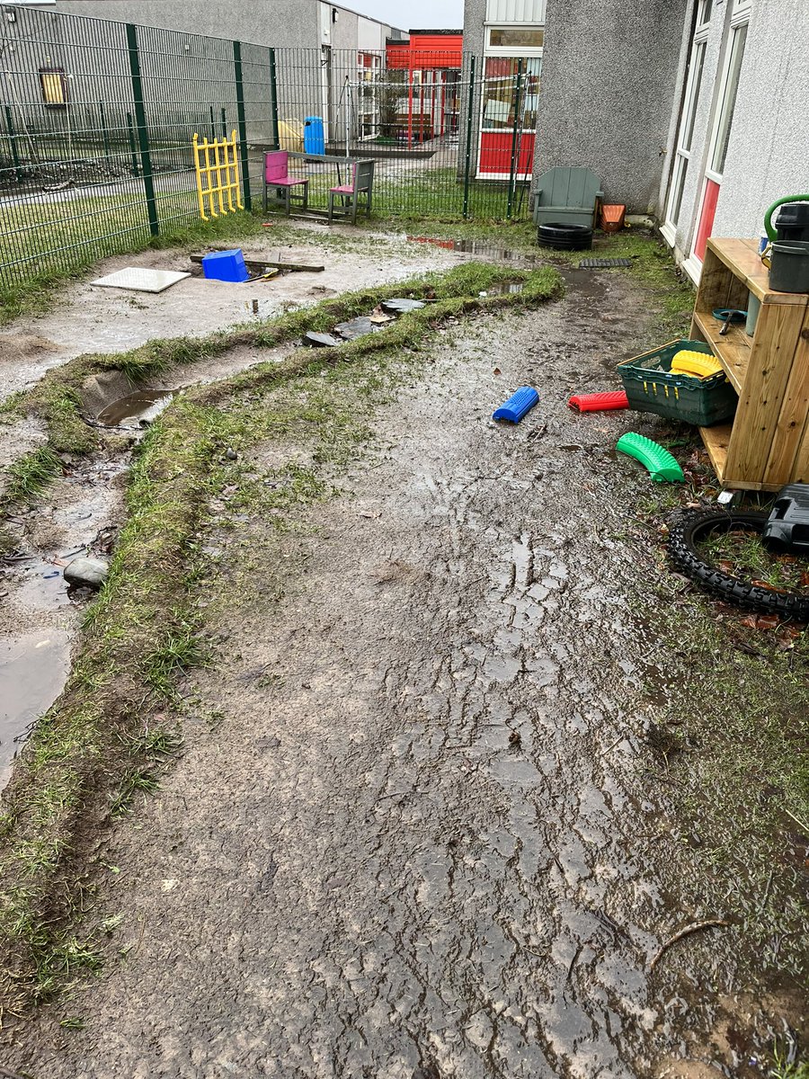 HolmElcc's tweet photo. ❤️PLEASE RETWEET❤️ CAN YOU HELP US?! The giraffe room garden is looking more like a mud bath as the days go on. We are looking for help from ANYBODY to help make our garden a safe, happy, and stimulating space!!! #TeamHolmNeedsHelp https://t.co/4VtN2ngsMy
