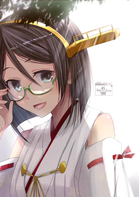 霧島さんと楽しいおしゃべり☺
#艦これ版深夜の真剣お絵描き60分一本勝負
#艦これ版真剣お絵描き60分一本勝負_20220223 