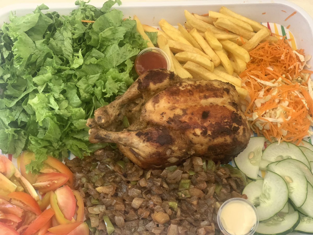 gibomas's tweet photo. Eating it right is the assurance we provide for our customers. 

Contact 3817247 and have your share of the spicy grilled chicken! 

#Gibomas
#Gambia
#TheBrandYouCanTrust https://t.co/hxLu7uPoLC