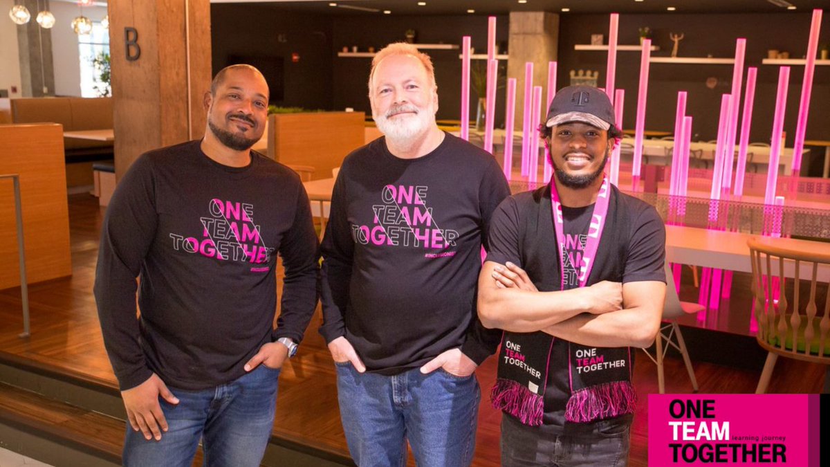 The only thing better than our #OTTLJ gear is what this learning journey stands for. Bringing our values to life and fostering a sense of belonging for everyone on #TeamMagenta. #BeYou #OneTeamTogether