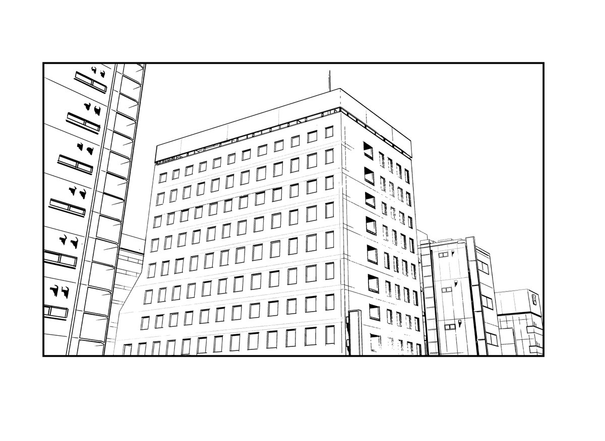 最近仕事や練習で描いた背景 
