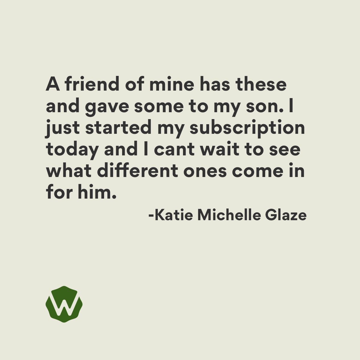 Welcome to the club, Katie!