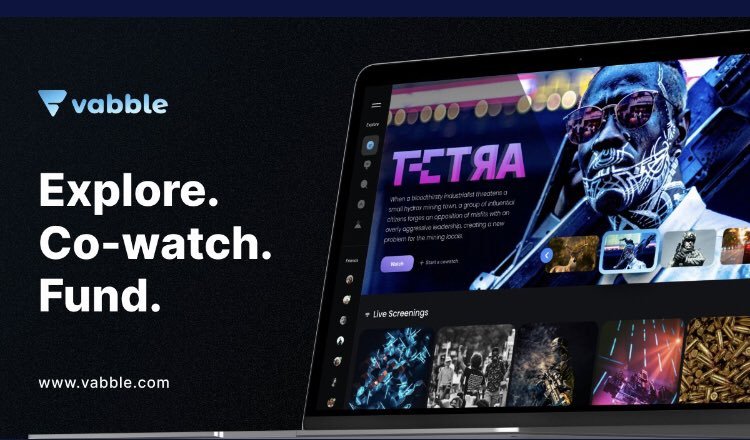 Mr_G_7X's tweet photo. @Whalesincoming @VabbleApp is at a bargain $3.6m mkt cap and has genuine 100x+ potential. This is an upcoming SVOD platform (think Netflix on the blockchain) and has all seed/private/IDO allocations fully unlocked and circulating. Worth a look! $VAB https://t.co/oSh0TuPan1