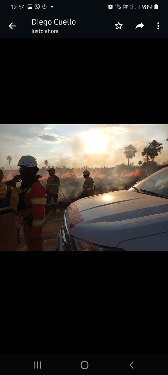 BomberosMC's tweet photo. Nuestro personal lleva 6 días de trabajo en los #iiff de la provincia de #Corrientes desplazándose por los distintos focos.
Les compartimos algunas imágenes. https://t.co/5UKPAndy3G