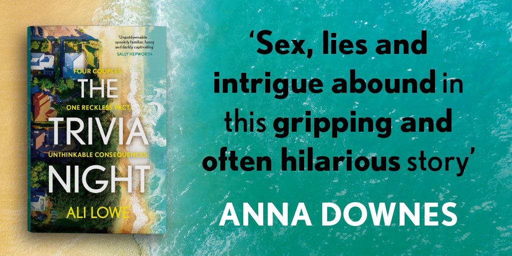TeamBookends's tweet photo. Trying to decide on your next gripping read? 📚 check out this sneak peek at #TheTriviaNight by @aliloweauthor on the blog and just try to resist downloading the eBook straight away... https://t.co/ytP9bEVXXH https://t.co/mGNjB2aP88