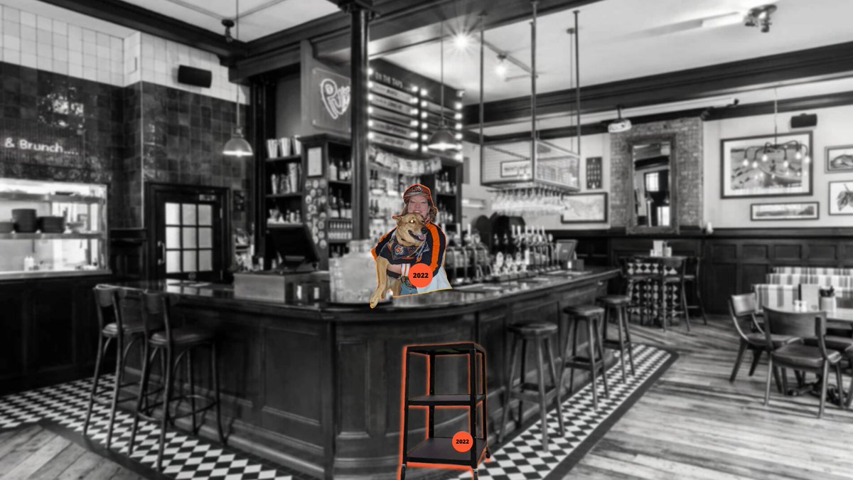 WhoDey_UK's tweet photo. We want to celebrate the fans, the gloriously silly moments and things that caught the imagination.
Our 2022 inductees are... @LK_Fitzpatrick's rescue dog Seaweed... who celebrated with the rest of the crew at our AFCCG meet-up in Manchester.
And, of course, the Mic Cart. https://t.co/otE2PMR5it