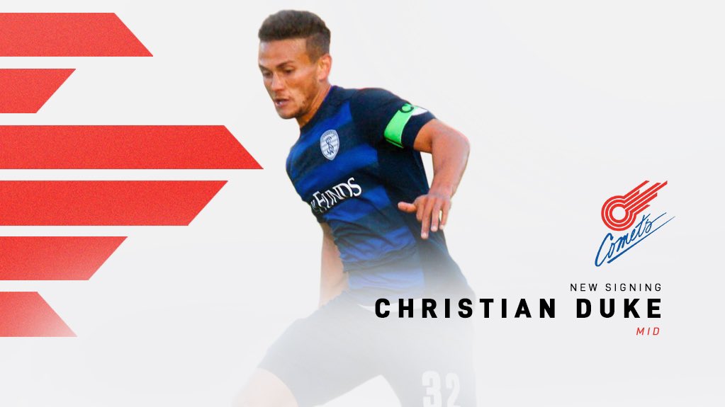 Kansas City Comets (@kccomets) on Twitter photo A True Son Comes Home
Welcome <a href="/cmduke20/">Christian Duke</a> to the squad
“I am beyond excited to be joining a Championship caliber team and hope to provide anything I can to help this team win the league.” - Christian Duke
Duke signs for one-year deal with the Comets 👉 kccomets.com/news/comets-si… A True Son Comes Home
Welcome <a href="/cmduke20/">Christian Duke</a> to the squad
“I am beyond excited to be joining a Championship caliber team and hope to provide anything I can to help this team win the league.” - Christian Duke
Duke signs for one-year deal with the Comets 👉 kccomets.com/news/comets-si…