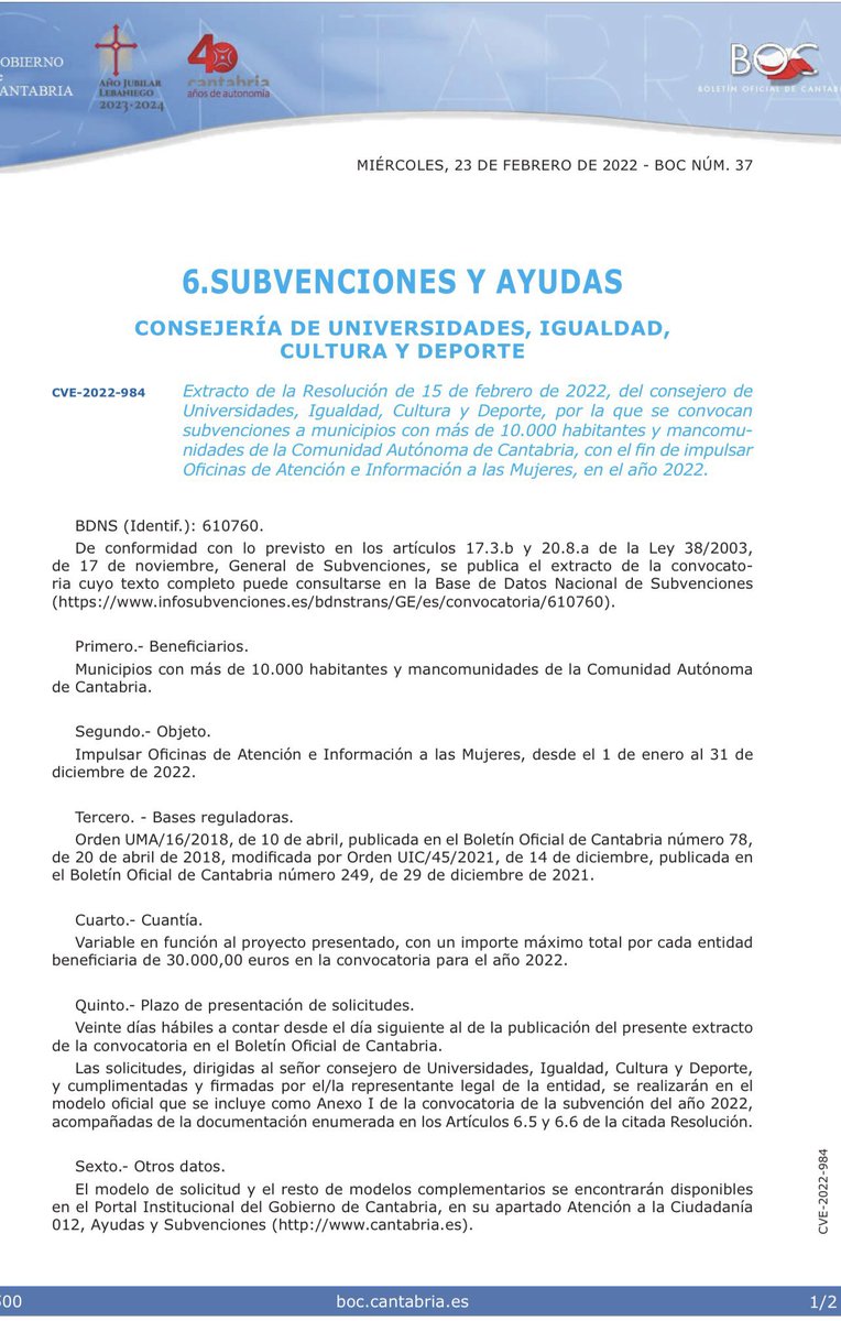 Pablo_Zuloaga's tweet photo. Convocamos una línea de ayudas a los municipios y entidades locales de más de 10.000 habitantes para impulsar las oficinas de atención e información a las mujeres. El objetivo es atender sus necesidades, promocionar la igualdad y prevenir la #ViolenciaDeGénero 🟣 https://t.co/iuRC6KYzNR