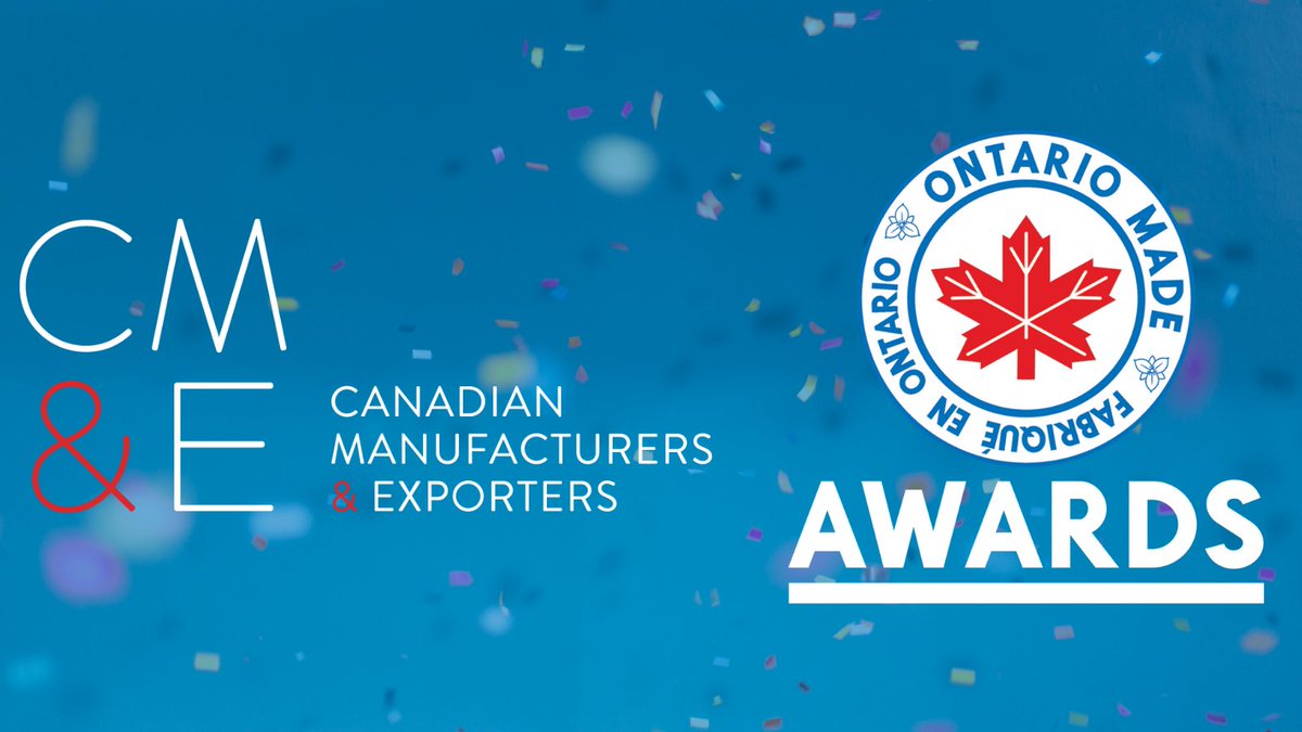 With the participation of industry experts like <a href="/VictorFedeli/">Victor Fedeli</a>, <a href="/DennisADarby/">Dennis A. Darby</a>, <a href="/wilsonmbw/">Mathew Wilson</a>, and <a href="/BarbStegemann/">Barb Stegemann</a>, our first annual #OntarioMade awards event is not to be missed!

Celebrate the best of Ontario's manufacturers and retailers - register here: bit.ly/3FXzRtK